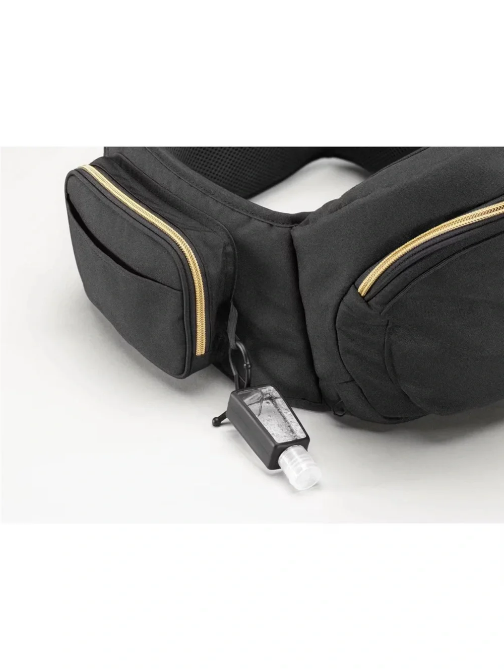 Fanny pack/Hip Seat - Black/Gold